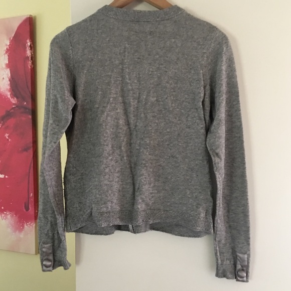 Milly of New York Cashmere and silk sweater jacket - Picture 3 of 6